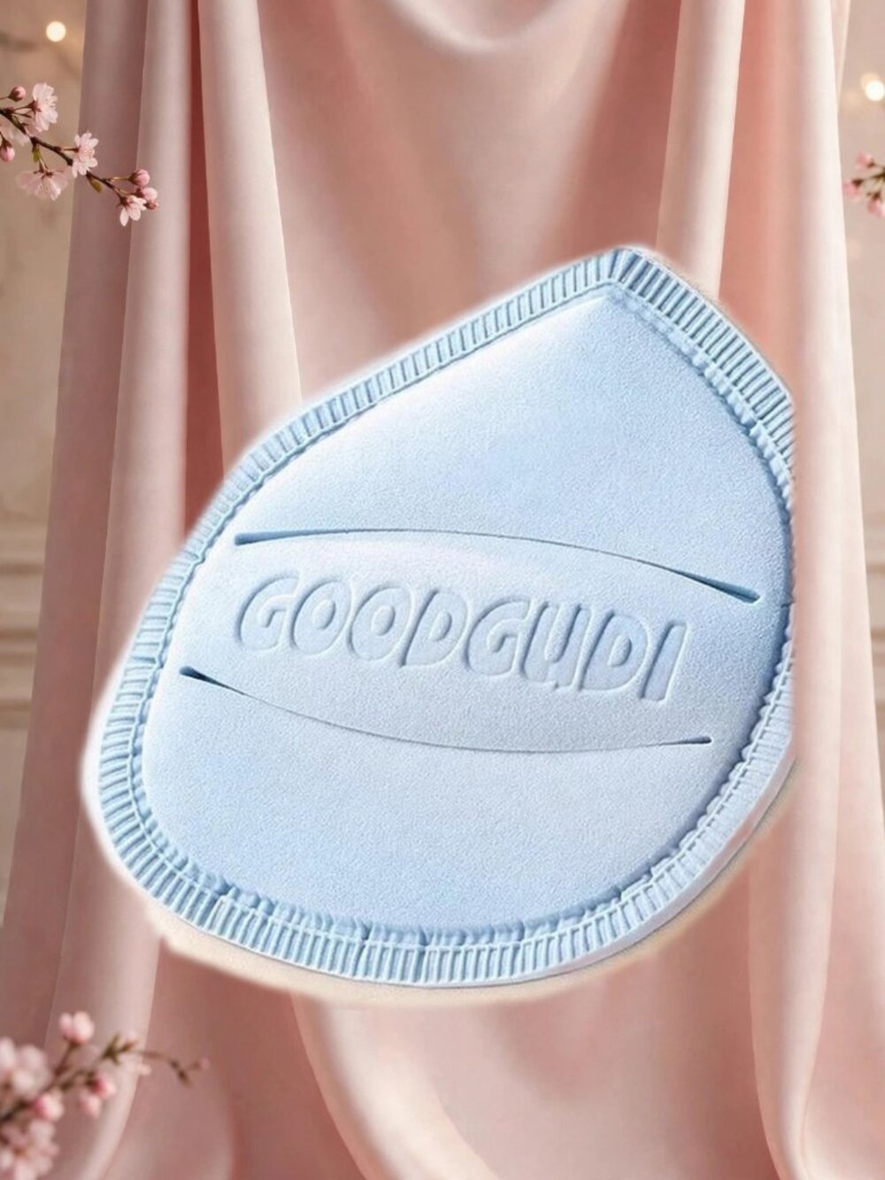 Goodgudi Oversized Marshmallow Powder Puff Peach Shape Makeup Sponge